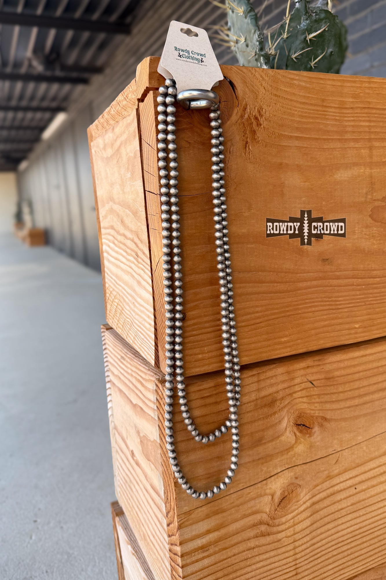 DS Buckaroo Pearl Necklace by Rowdy Crowd Clothing - product image 3
