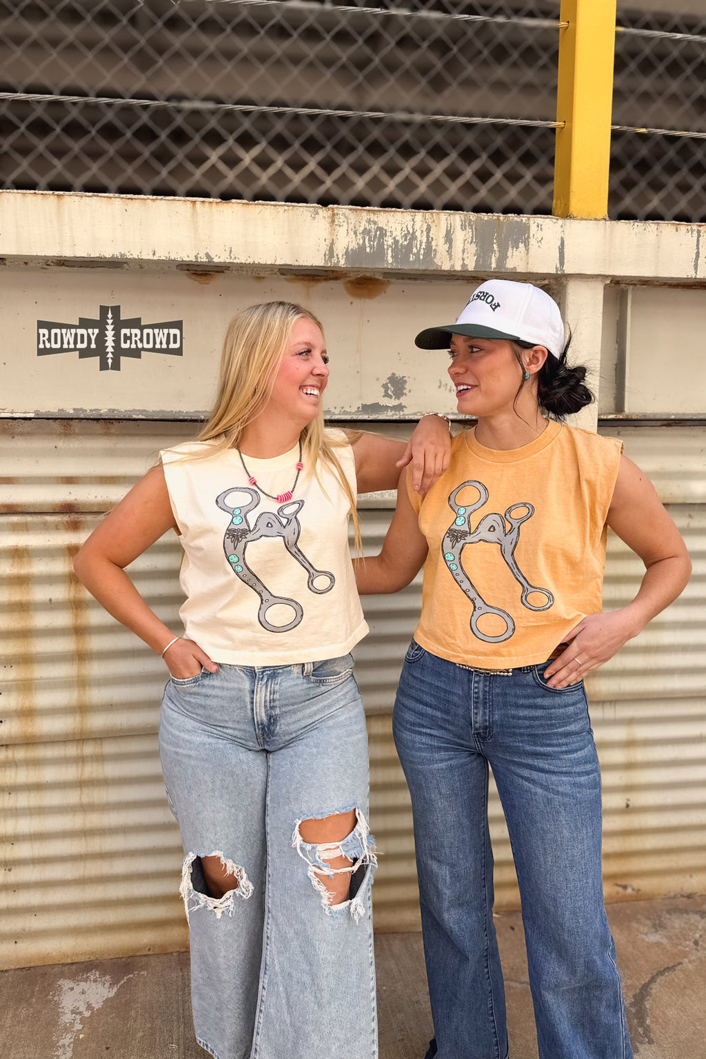 DS A Bit Ranchy Tank- CREAM by Rowdy Crowd Clothing - product image 5