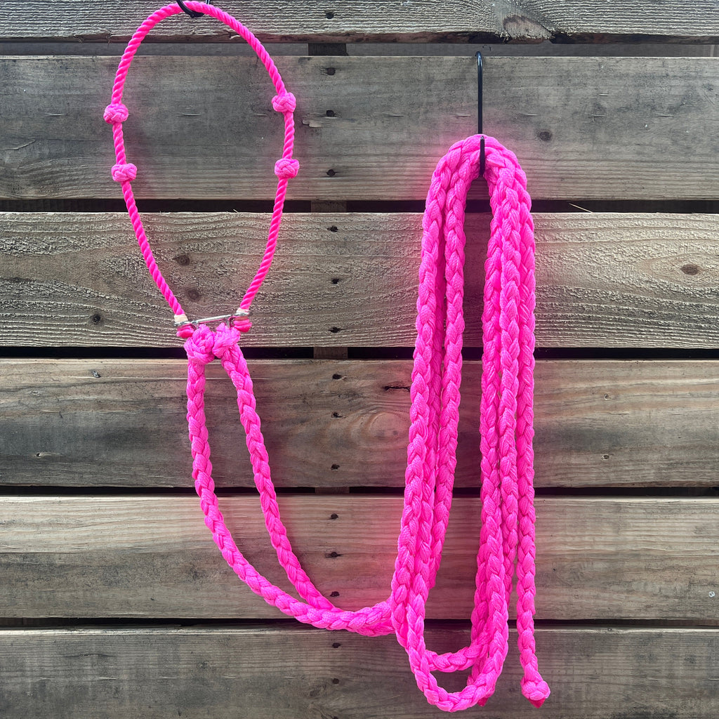Lariat Hackamore and Double Reins - Assorted Colors — view 4