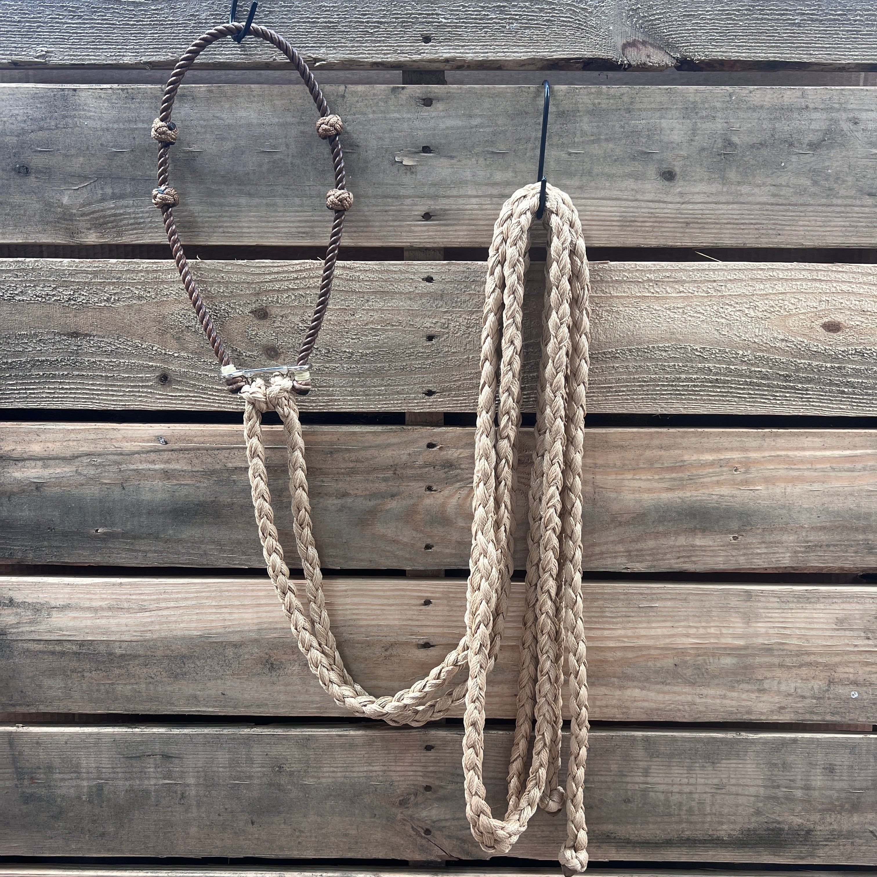 Lariat Hackamore and Double Reins - Assorted Colors — view 5