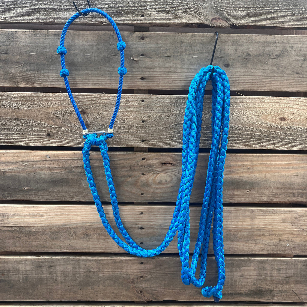 Lariat Hackamore and Double Reins - Assorted Colors — view 8