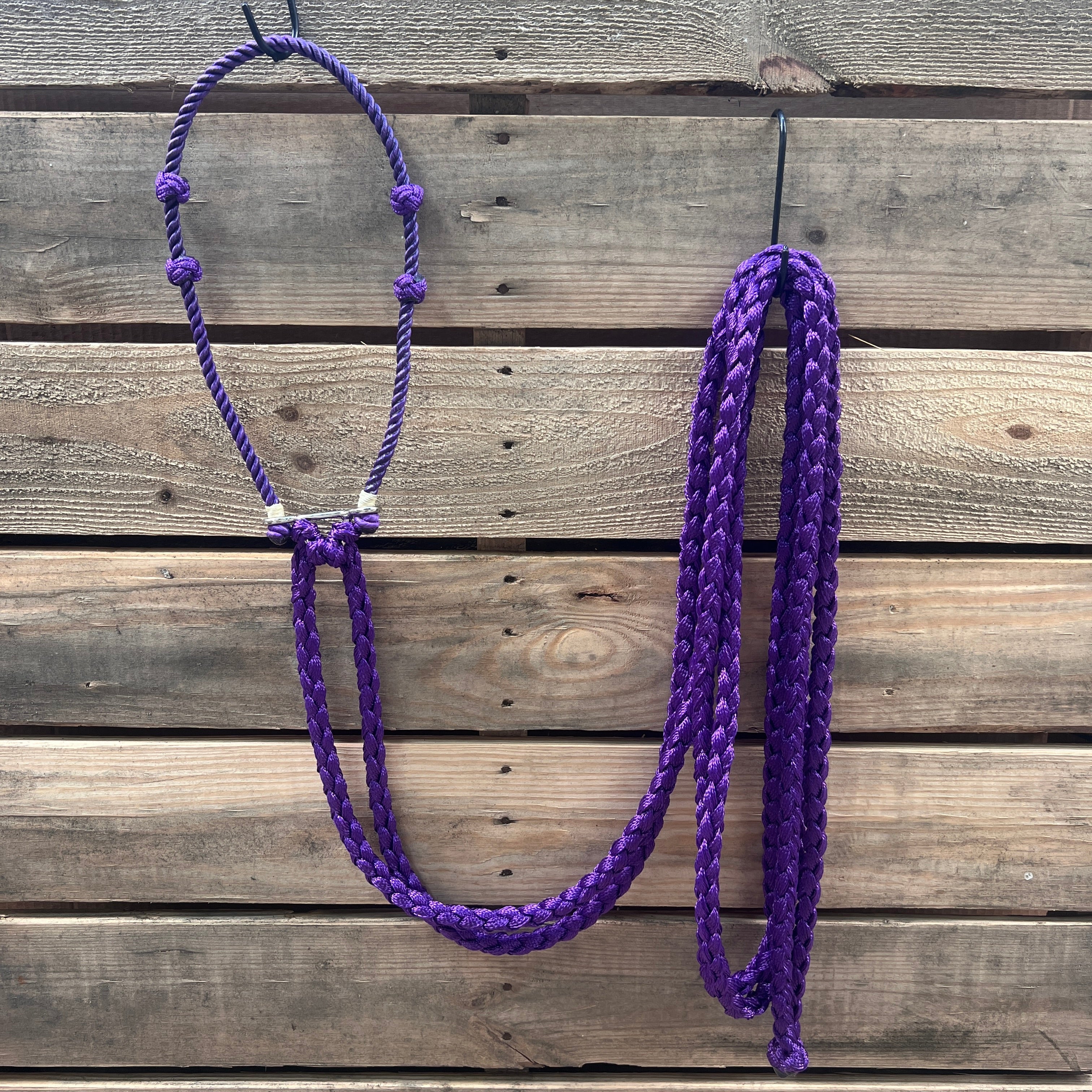 Lariat Hackamore and Double Reins - Assorted Colors — view 9