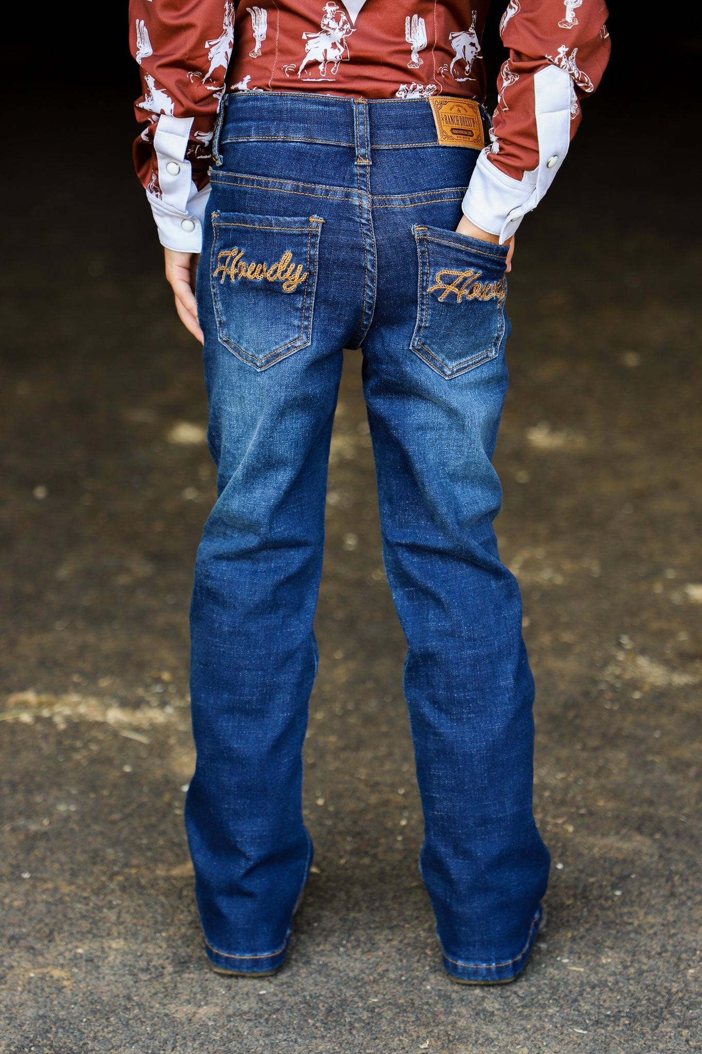 *youth* Howdy Bootcut Denim Jeans — view 5