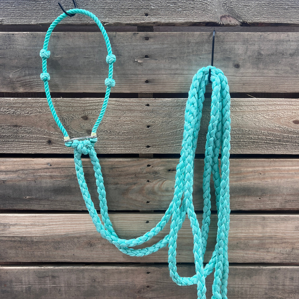 Lariat Hackamore and Double Reins - Assorted Colors — view 10