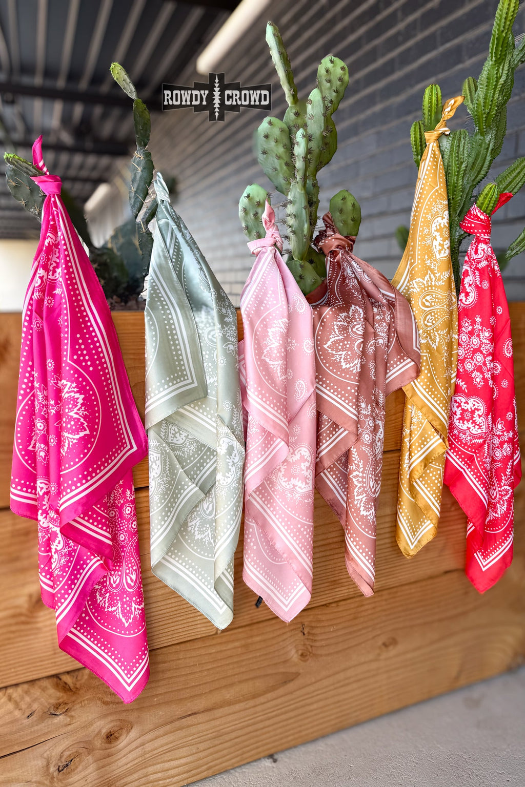 DS SMALL Buffalo Bandana Wild Rags by Rowdy Crowd Clothing