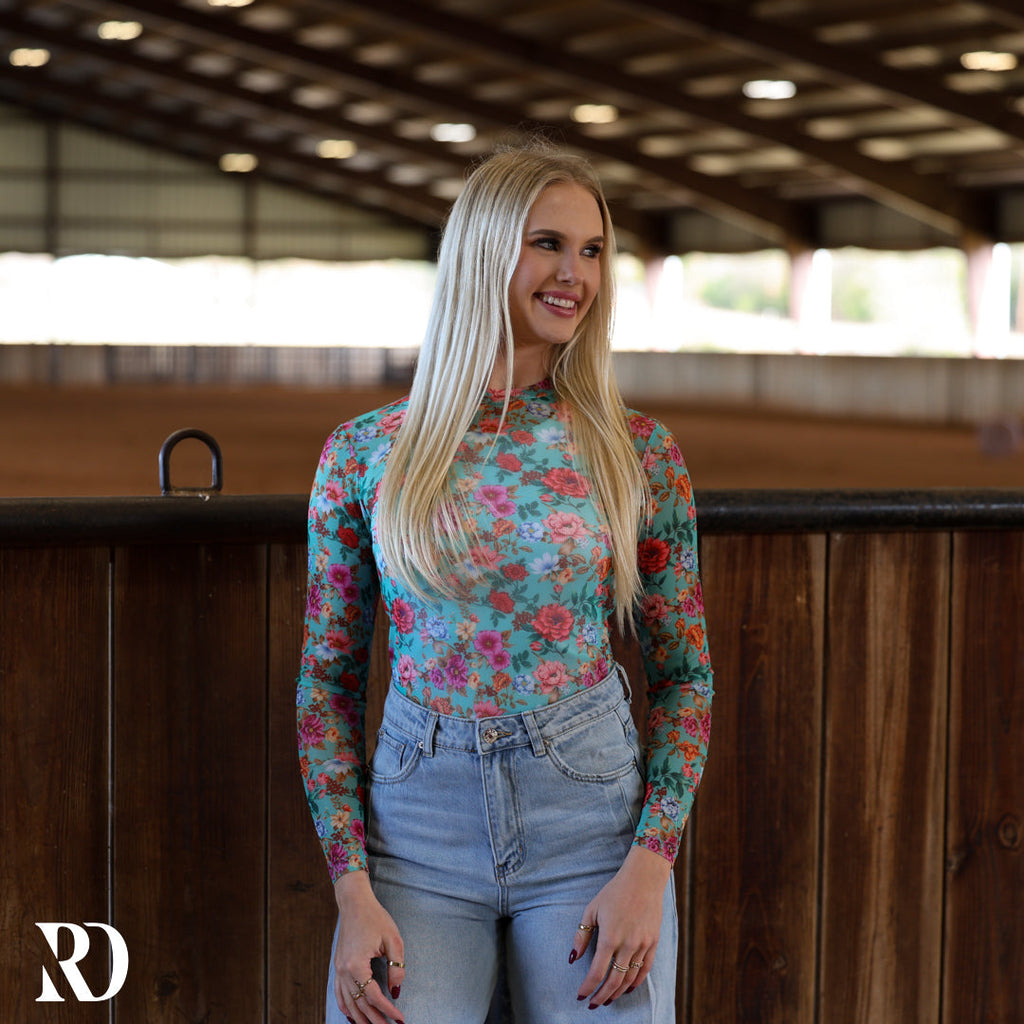Bloom Mesh Layering Top — view 2