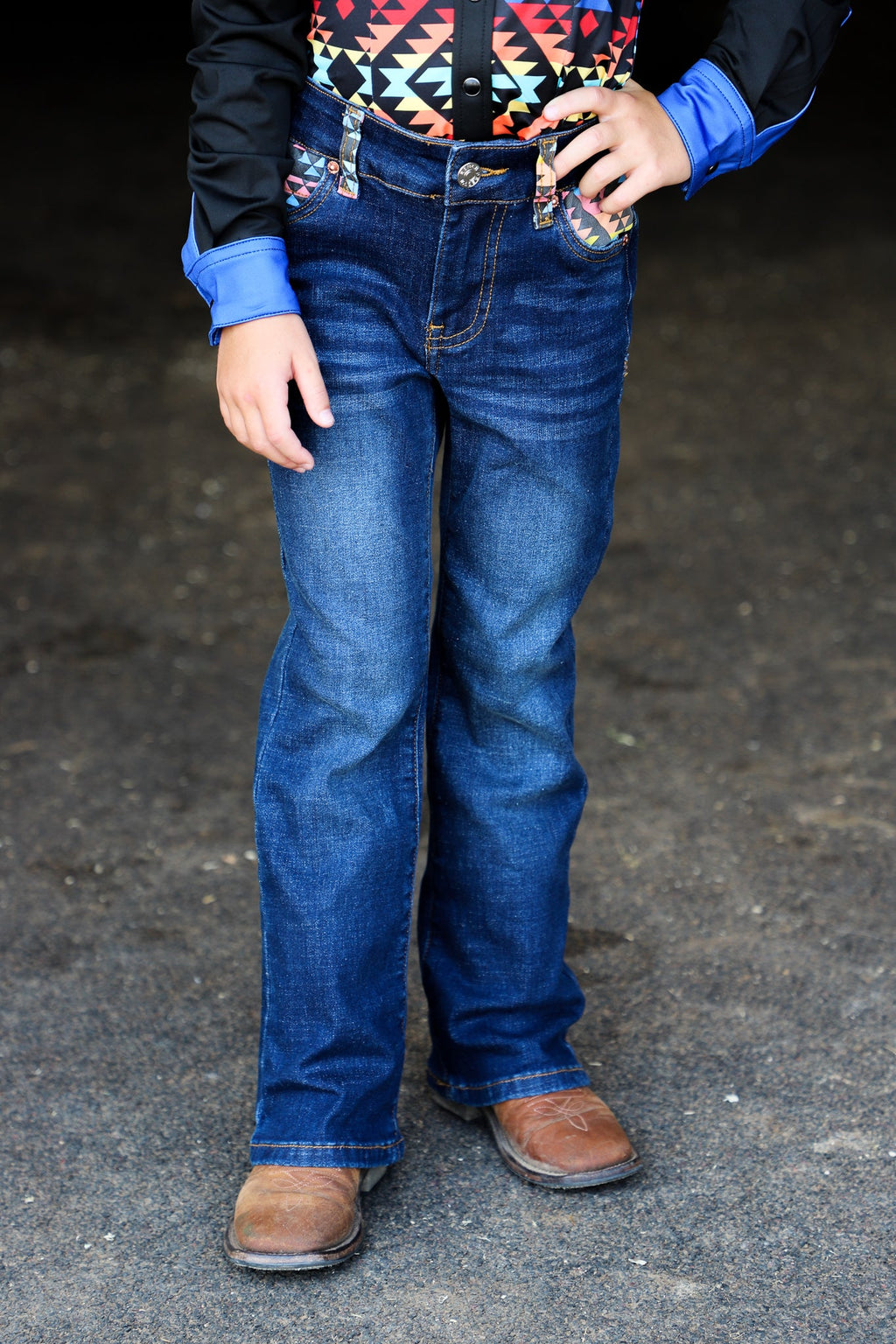 *youth* Arizona Bootcut Denim Jeans — view 2