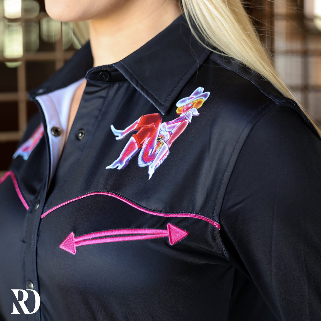 Vegas Vicky Performance Rodeo Shirt — view 4