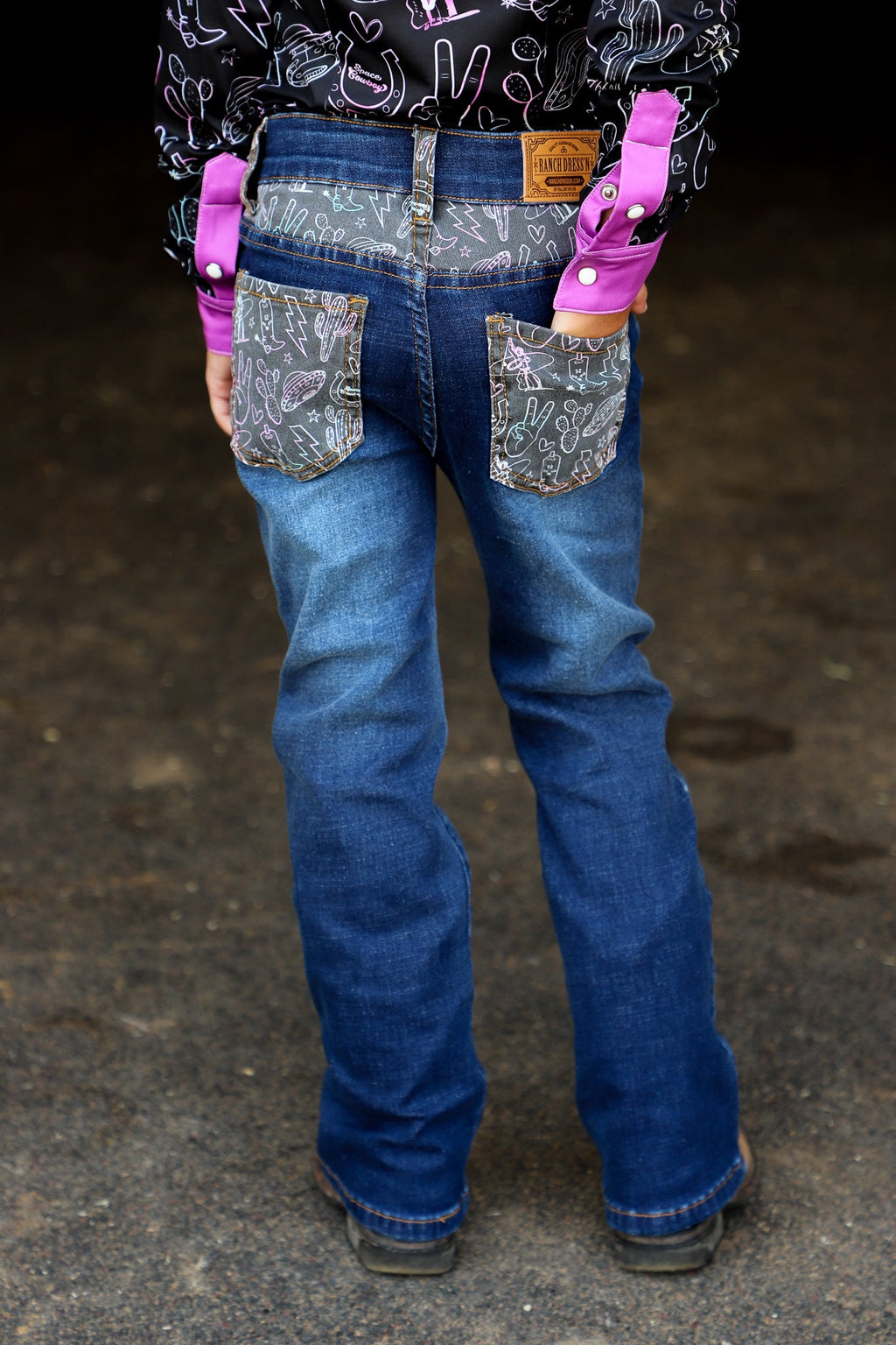 *youth* Space Cowboy Bootcut Denim Jeans