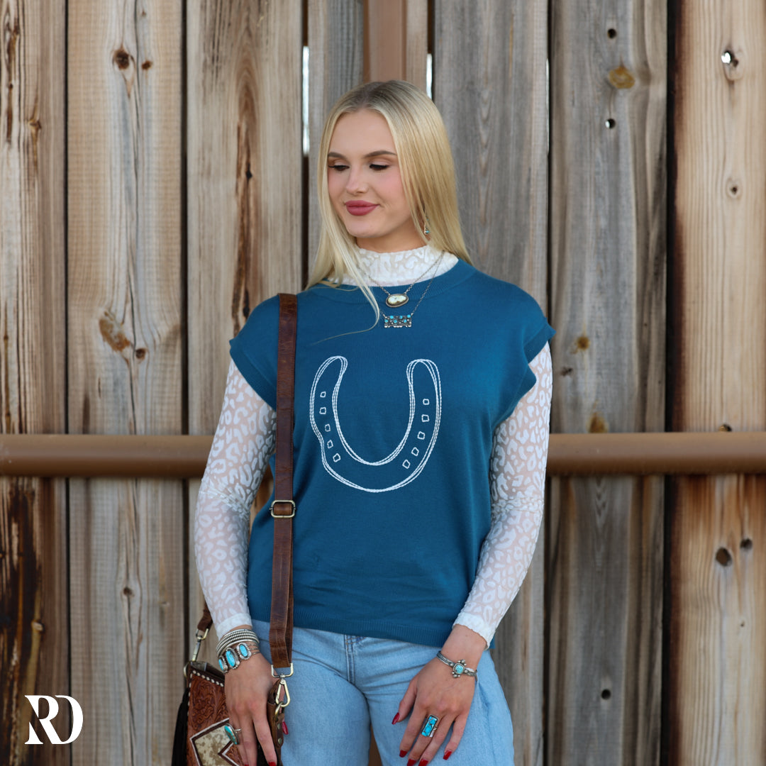 The Lucky Horseshoe | Sweater Vest — view 4