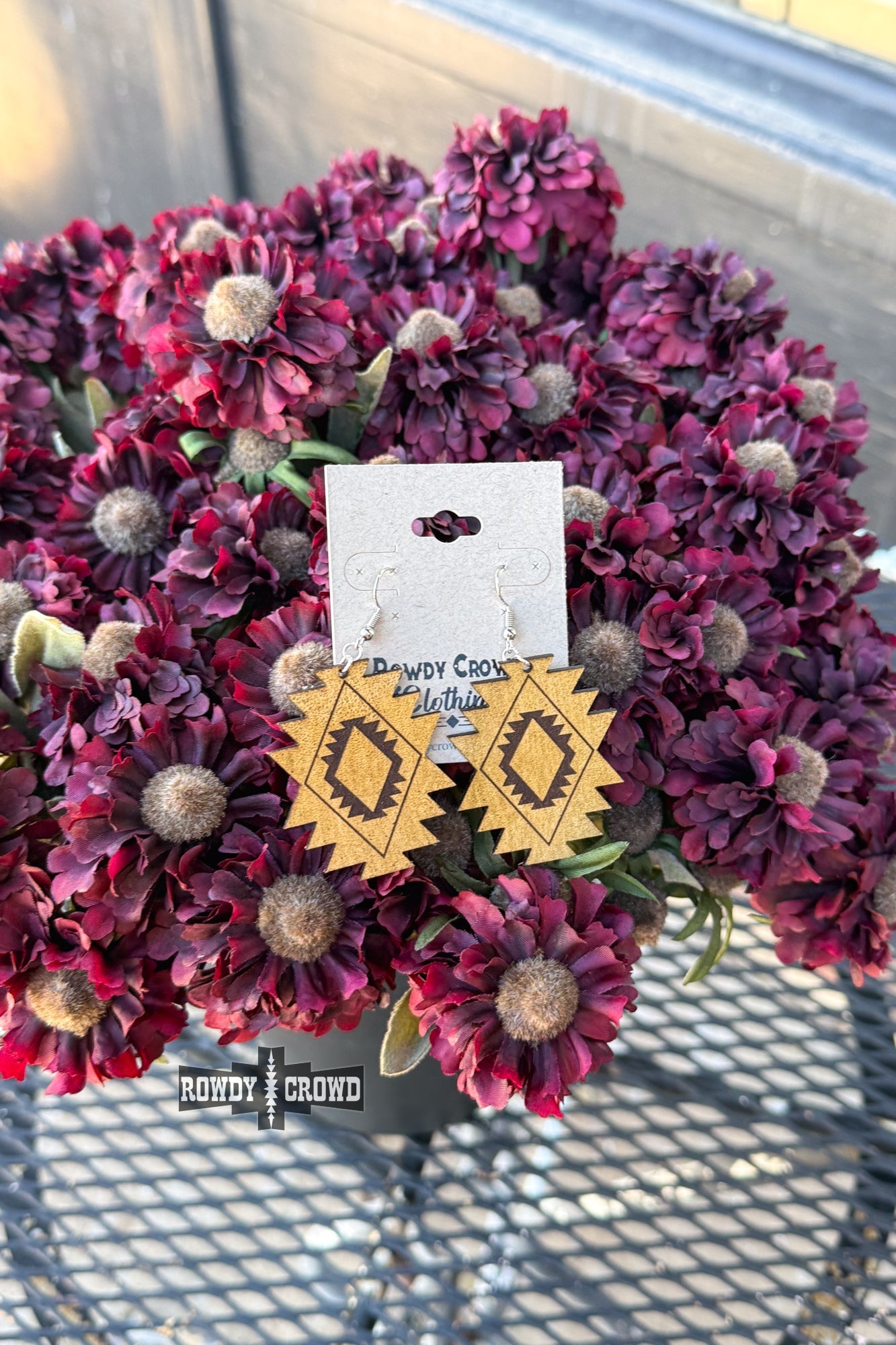 DS Aztec Cowgirl Earrings by Rowdy Crowd Clothing - product image 5