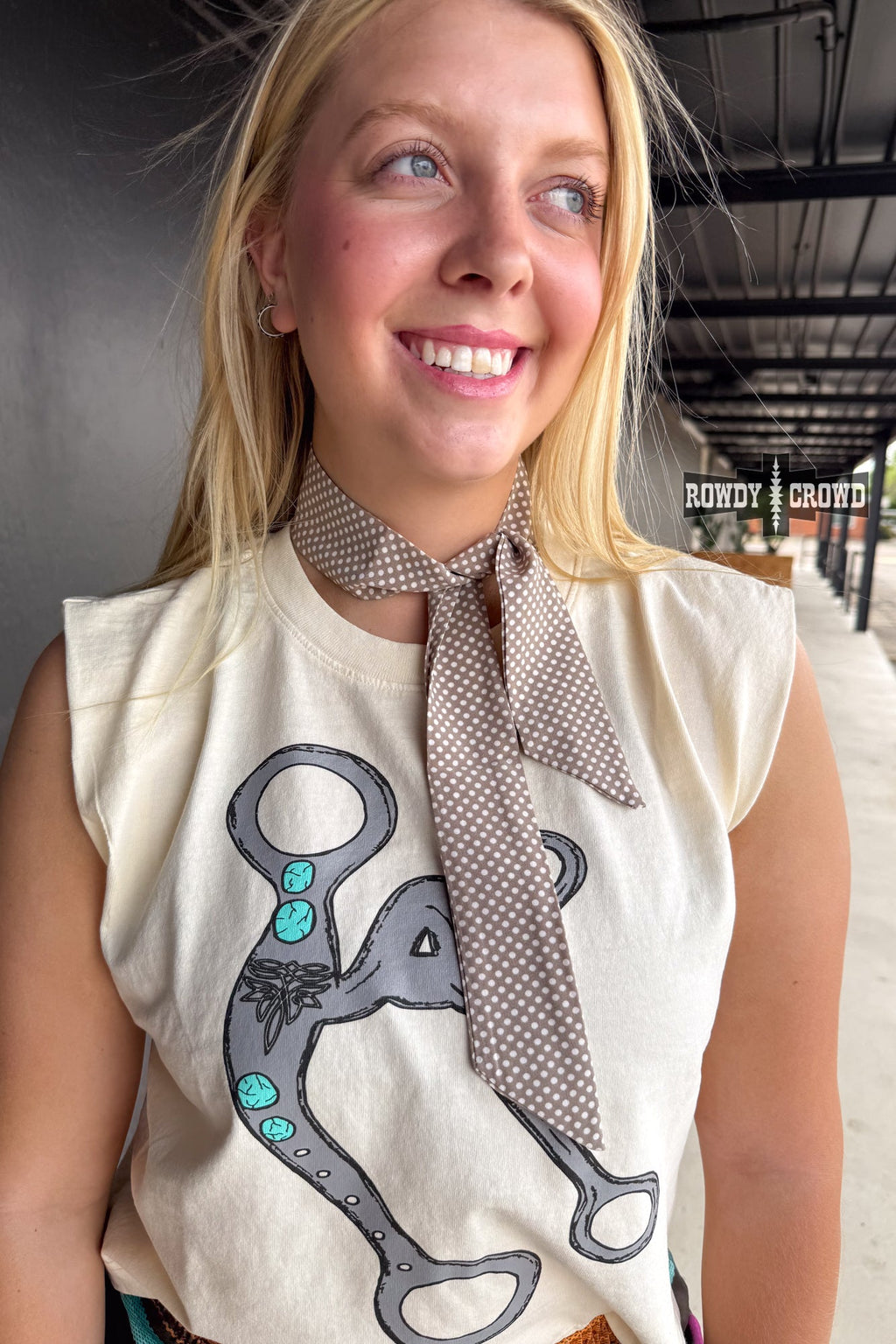DS Taupe Dottie Twillie by Rowdy Crowd Clothing