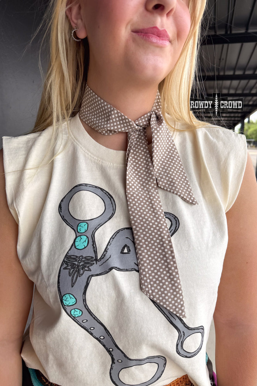 DS Taupe Dottie Twillie by Rowdy Crowd Clothing - product image 2