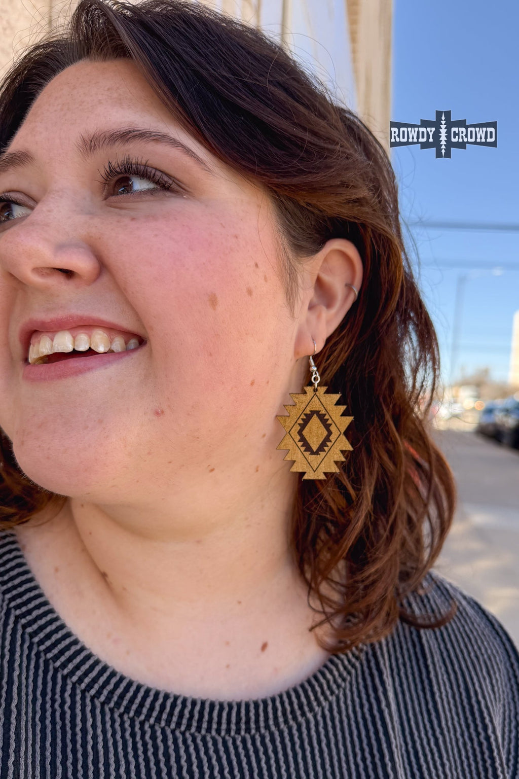 DS Aztec Cowgirl Earrings by Rowdy Crowd Clothing - product image 4