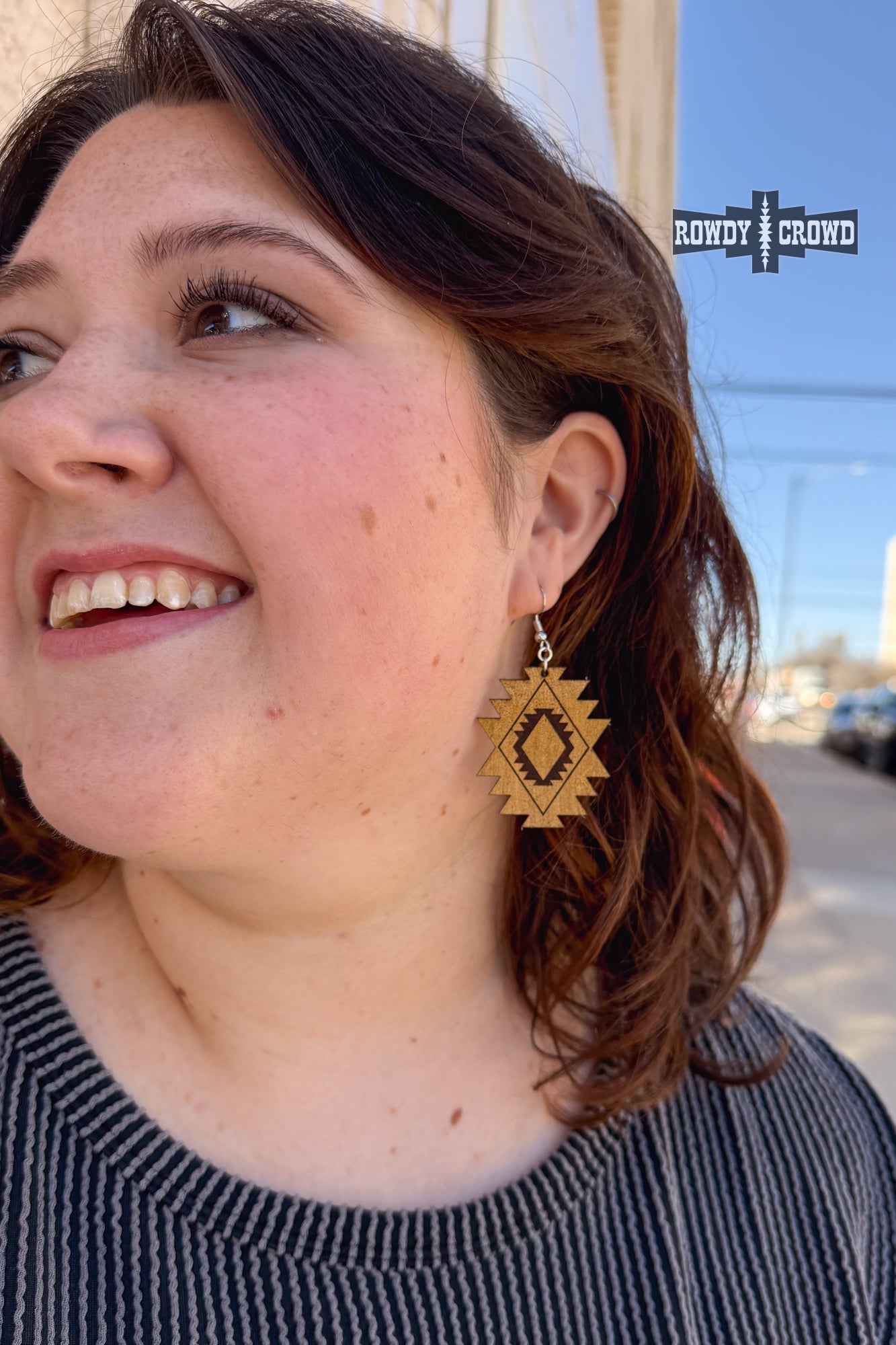 DS Aztec Cowgirl Earrings by Rowdy Crowd Clothing - product image 4