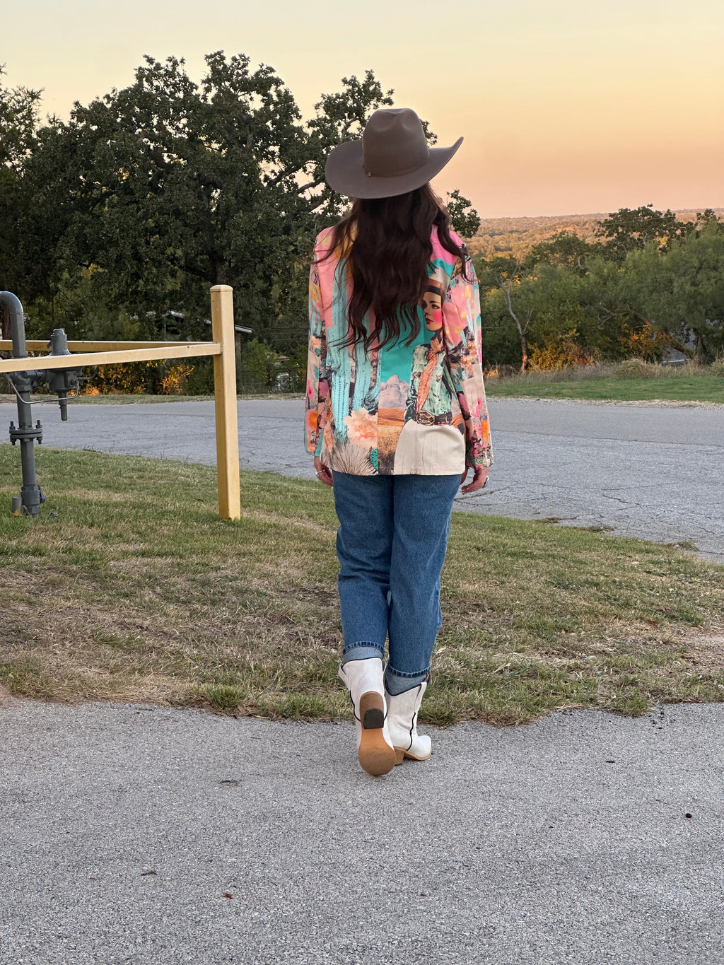 Baha Ranch Retro Pop Western Pop Cowgirl Blazer by Baha Ranch Western Wear - product image 4