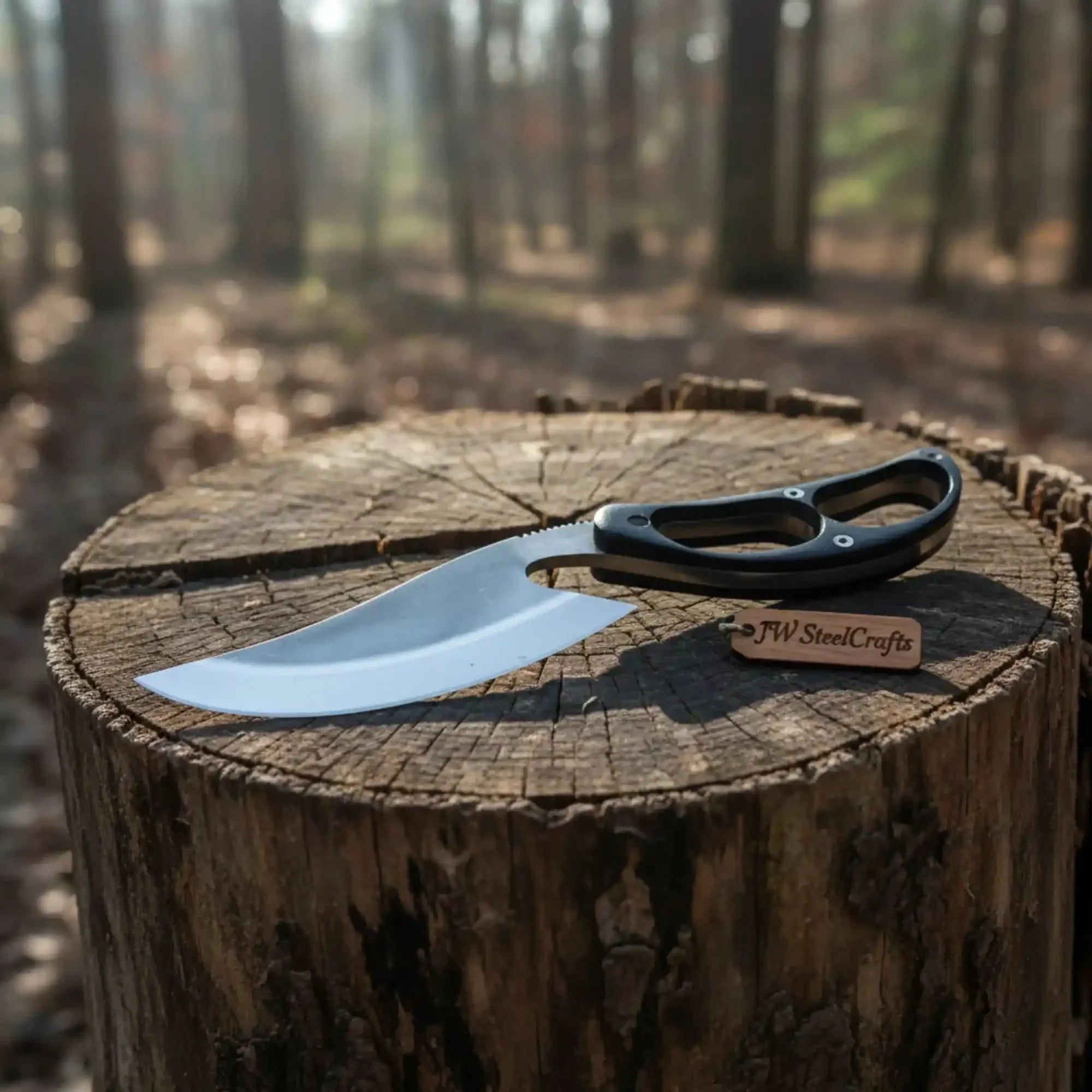 Recurve Utility Knife Fixed Blade Knife Micarta Handle