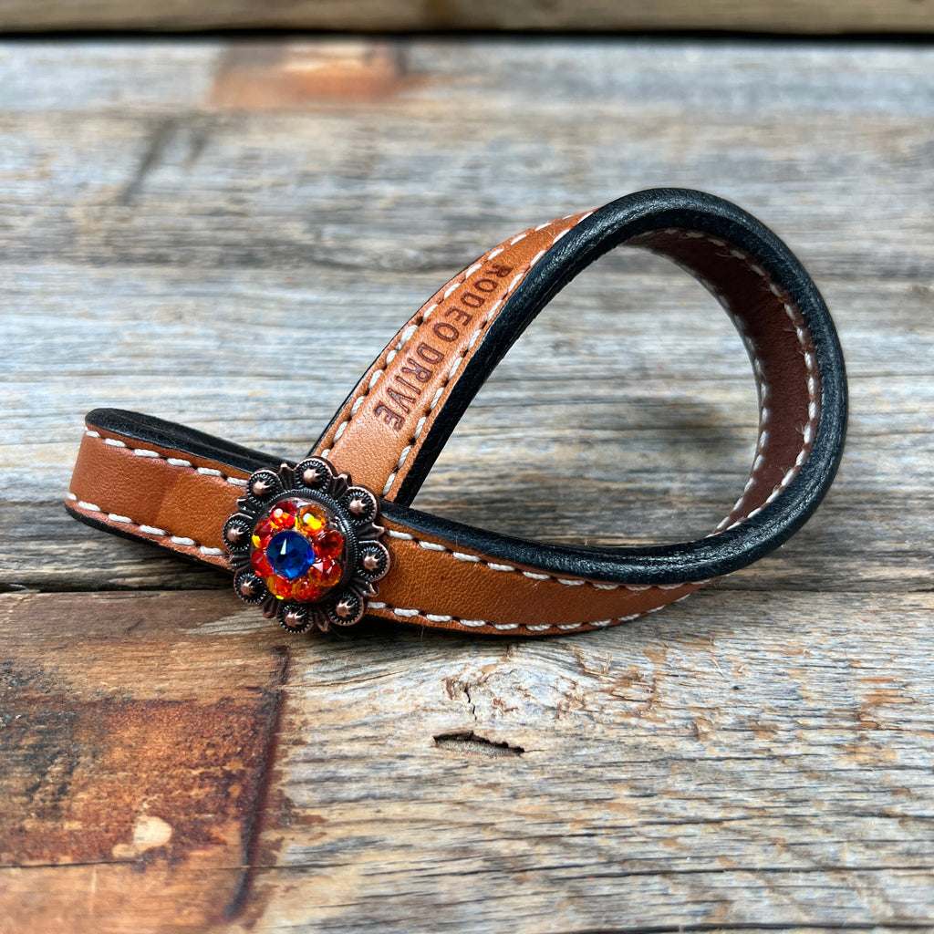 Crystal Light Oil Rustic Tie Down Keepers — view 2