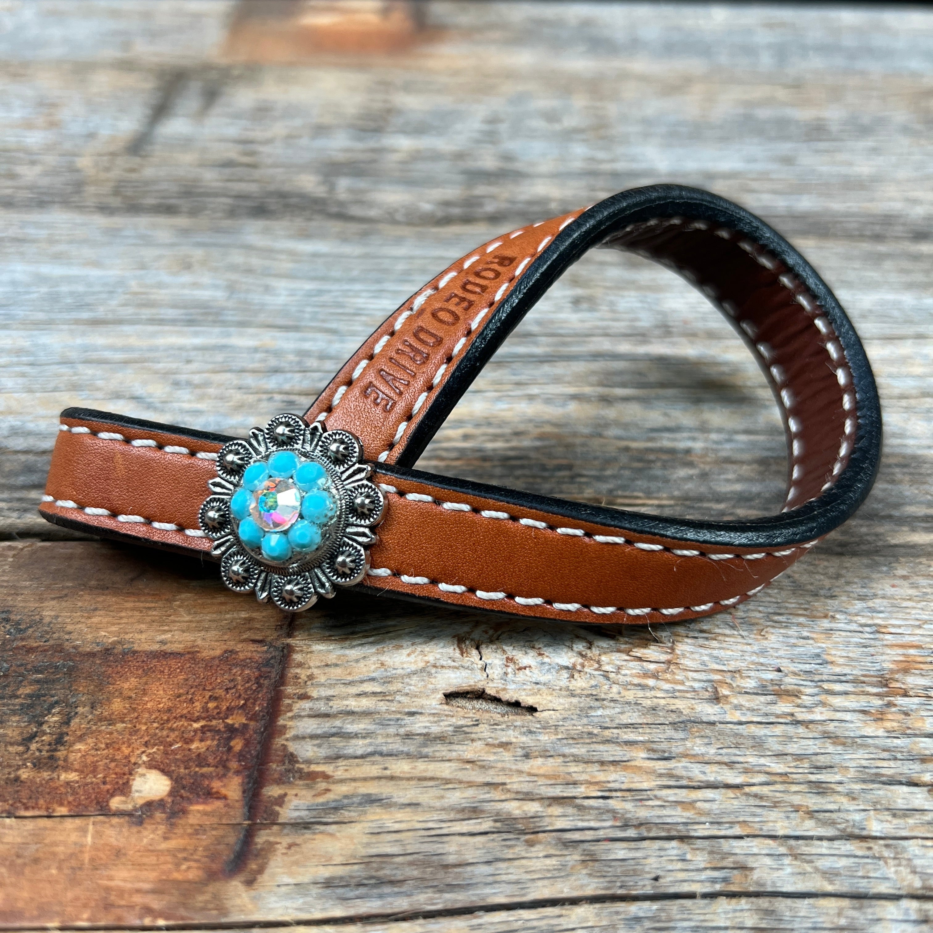 Crystal Light Oil Rustic Tie Down Keepers — view 3