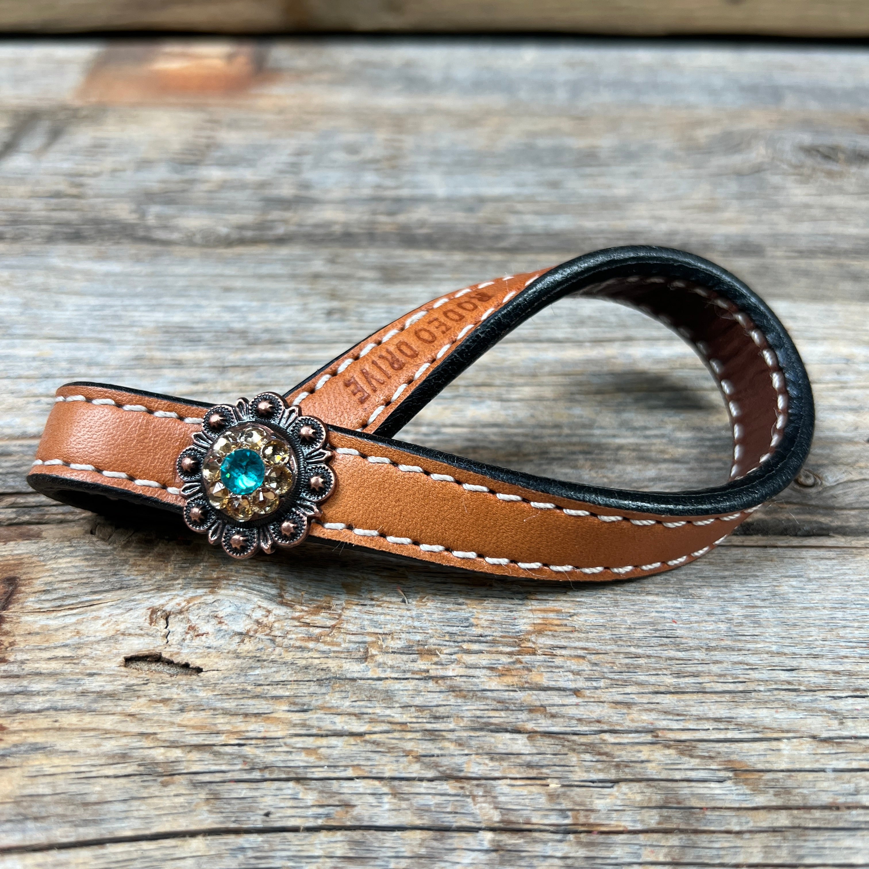 Crystal Light Oil Rustic Tie Down Keepers — view 5