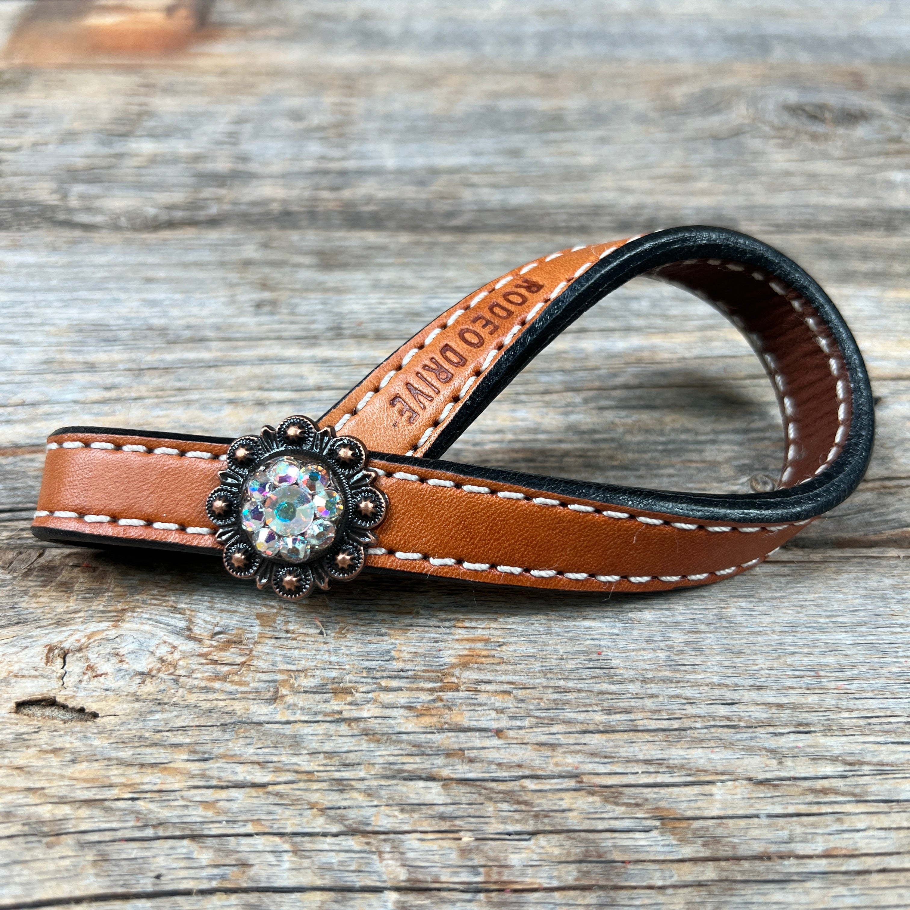 Crystal Light Oil Rustic Tie Down Keepers — view 7