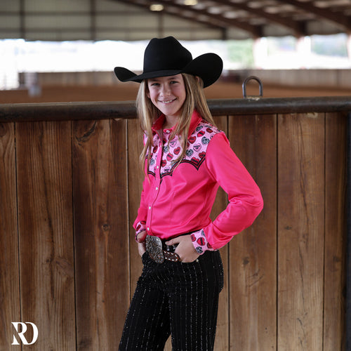 *youth* Cowgirl Conversations Rodeo Shirt — view 2