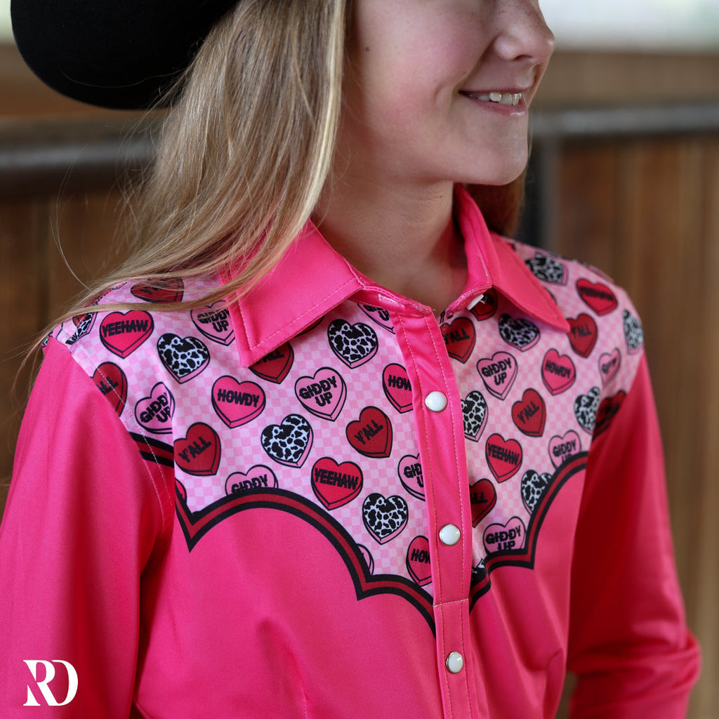 *youth* Cowgirl Conversations Rodeo Shirt — view 3