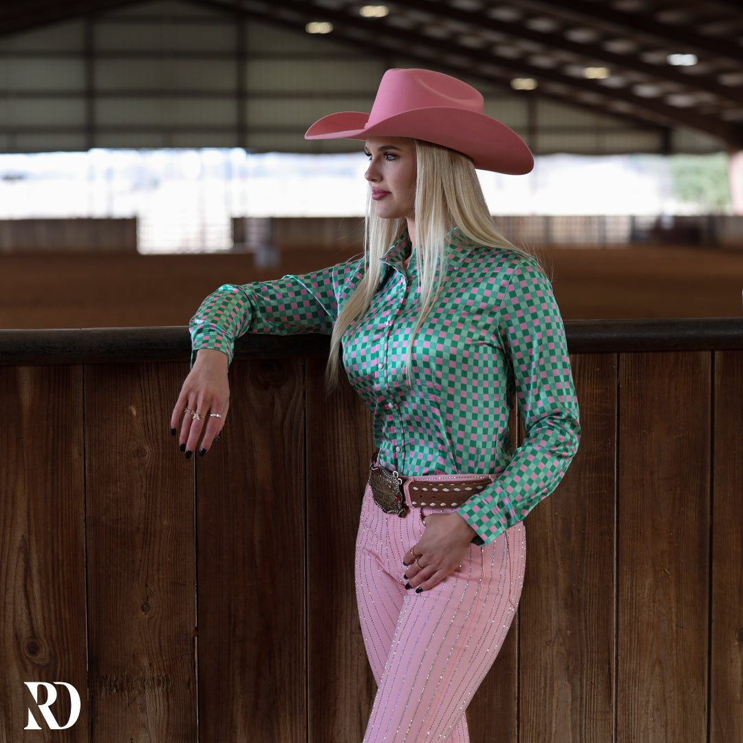 Lucky Clover Performance Rodeo Shirt — view 2