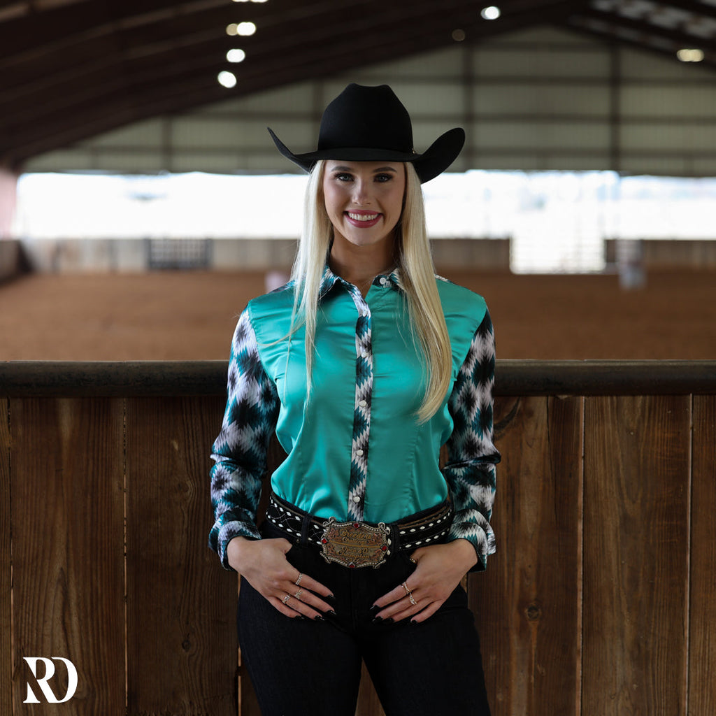 Brayden Satin Performance Rodeo Shirt