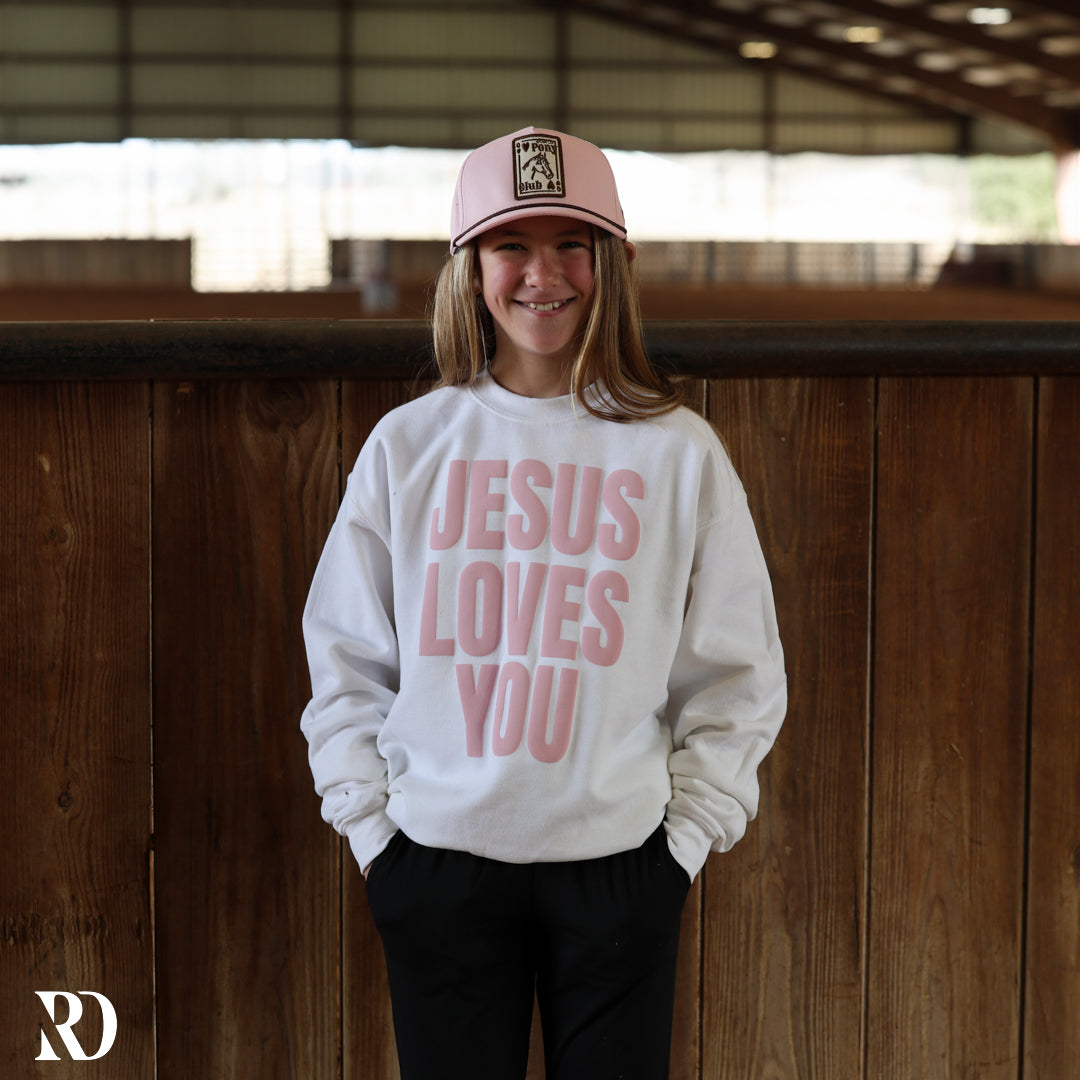*youth* Jesus Loves You | Crewneck