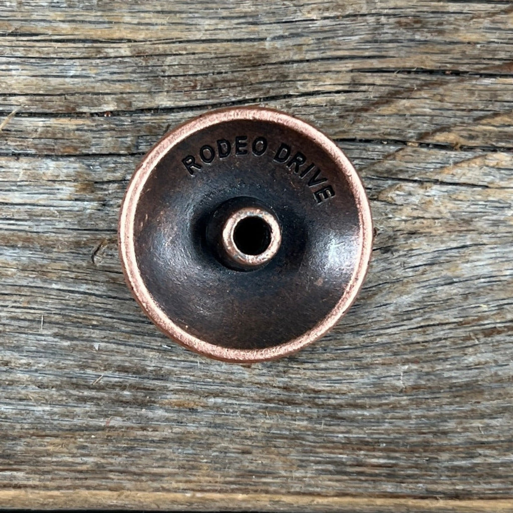 Copper Yellow Daisy Concho 1" W229S — view 2