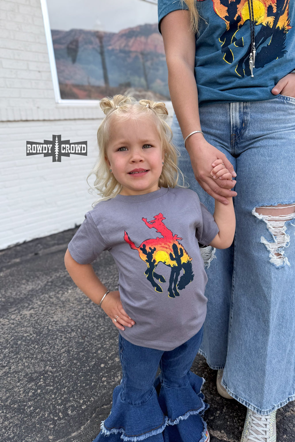 DS KIDS Bowie Bronc Tee by Rowdy Crowd Clothing - product image 3