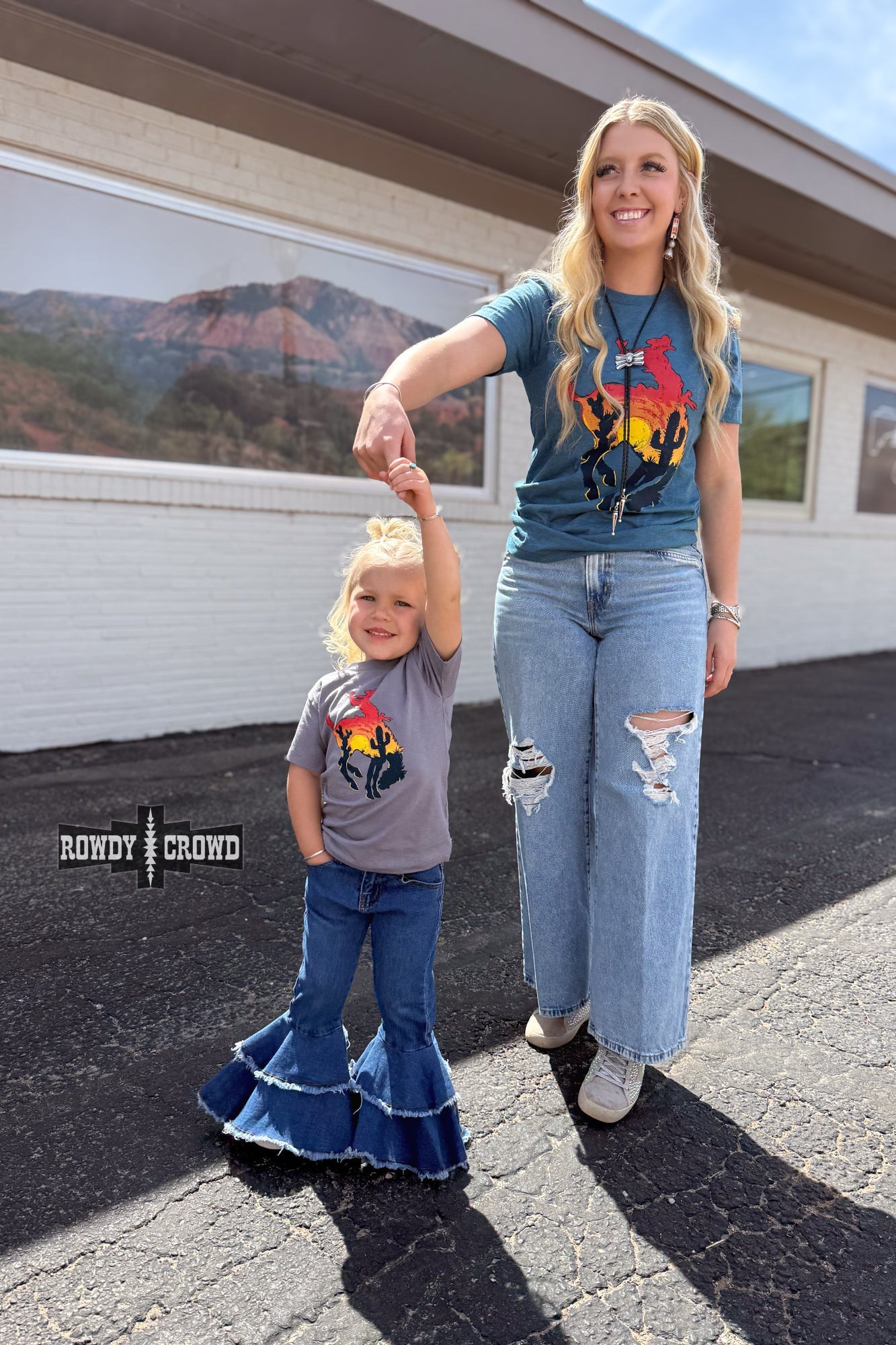 DS KIDS Bowie Bronc Tee by Rowdy Crowd Clothing - product image 4