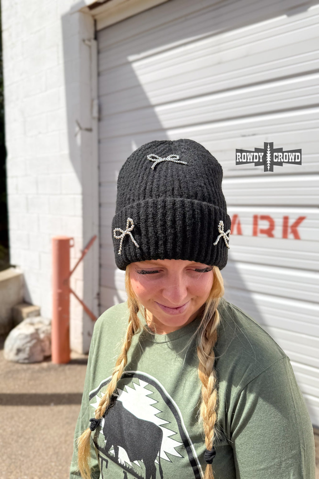 DS Bowtiful Beanie by Rowdy Crowd Clothing - product image 5