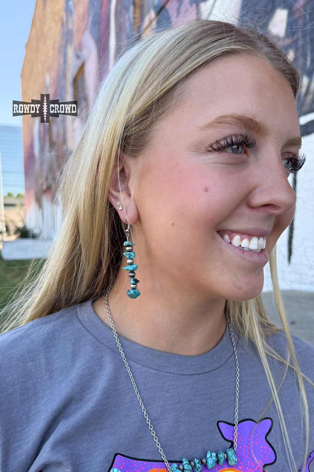 DS Rock 'Em Earrings by Rowdy Crowd Clothing - product image 2