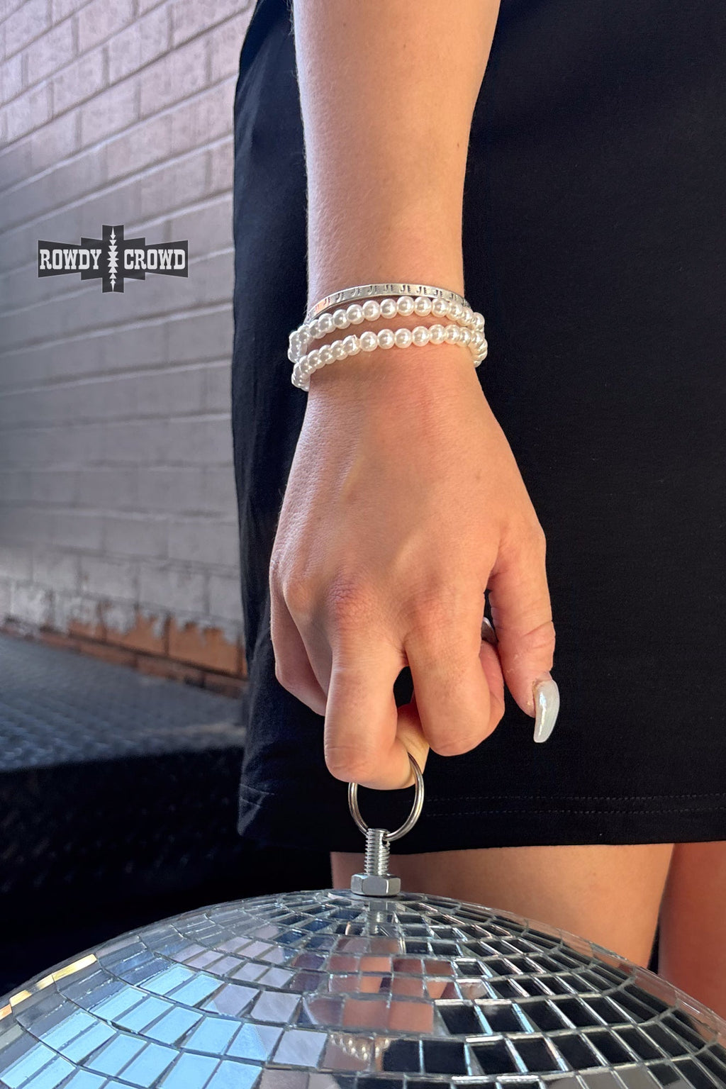 DS Pearly Rodeo Bracelet by Rowdy Crowd Clothing