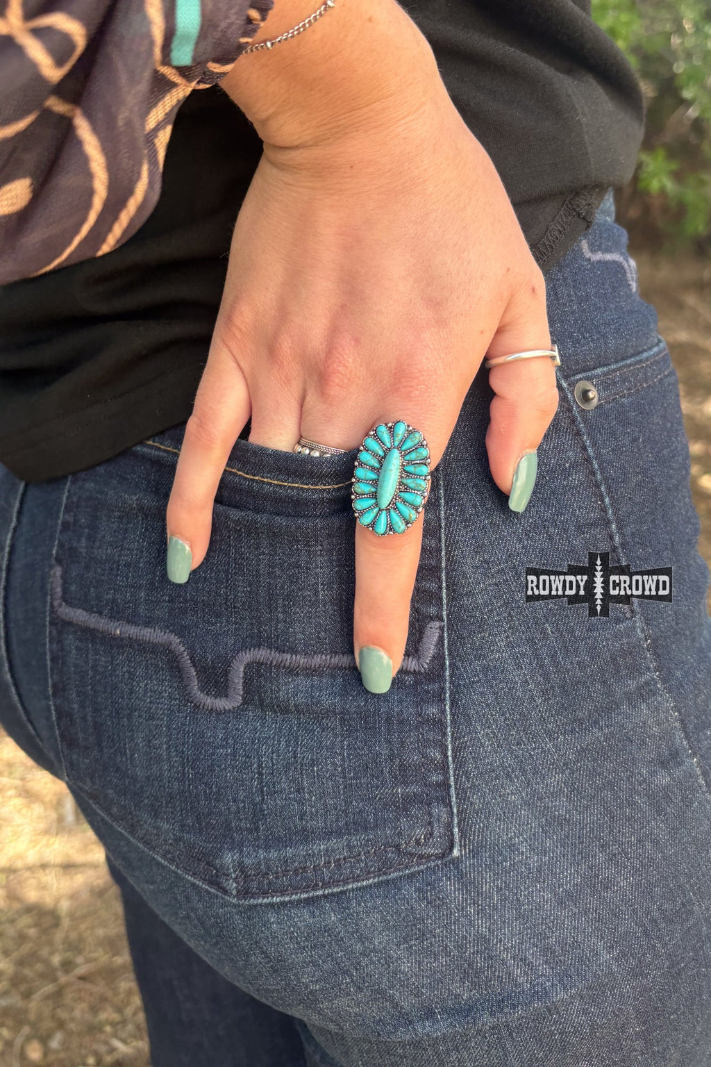 DS Colorado Concho Scarf Slide/ Ring by Rowdy Crowd Clothing - product image 2