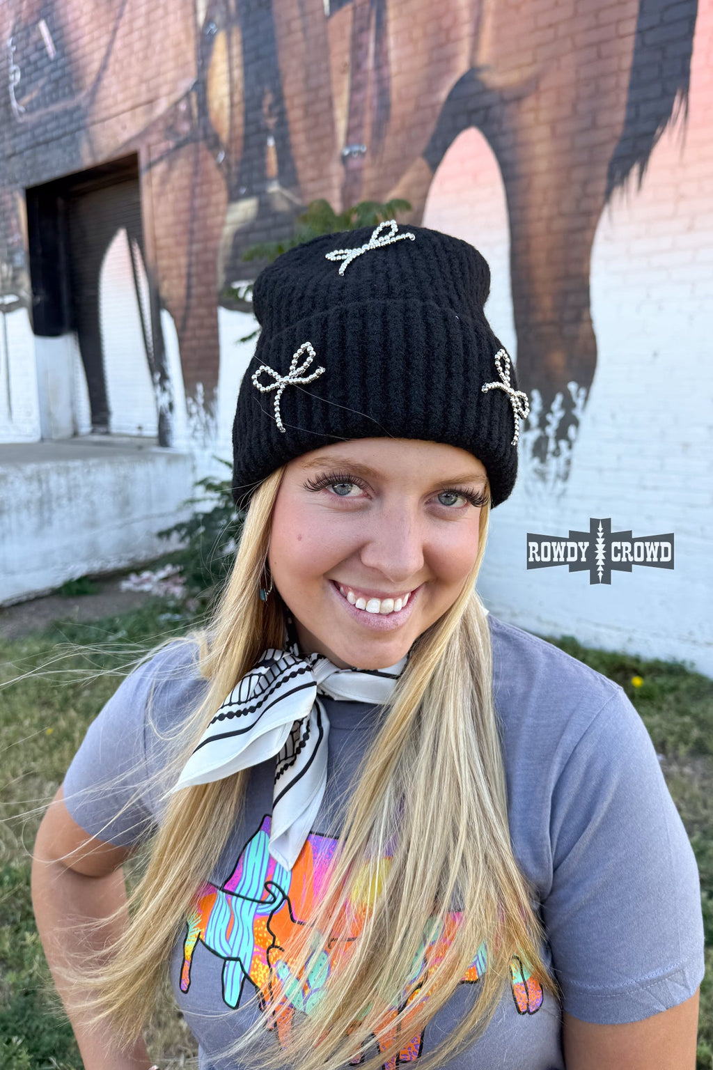 DS Bowtiful Beanie by Rowdy Crowd Clothing - product image 4