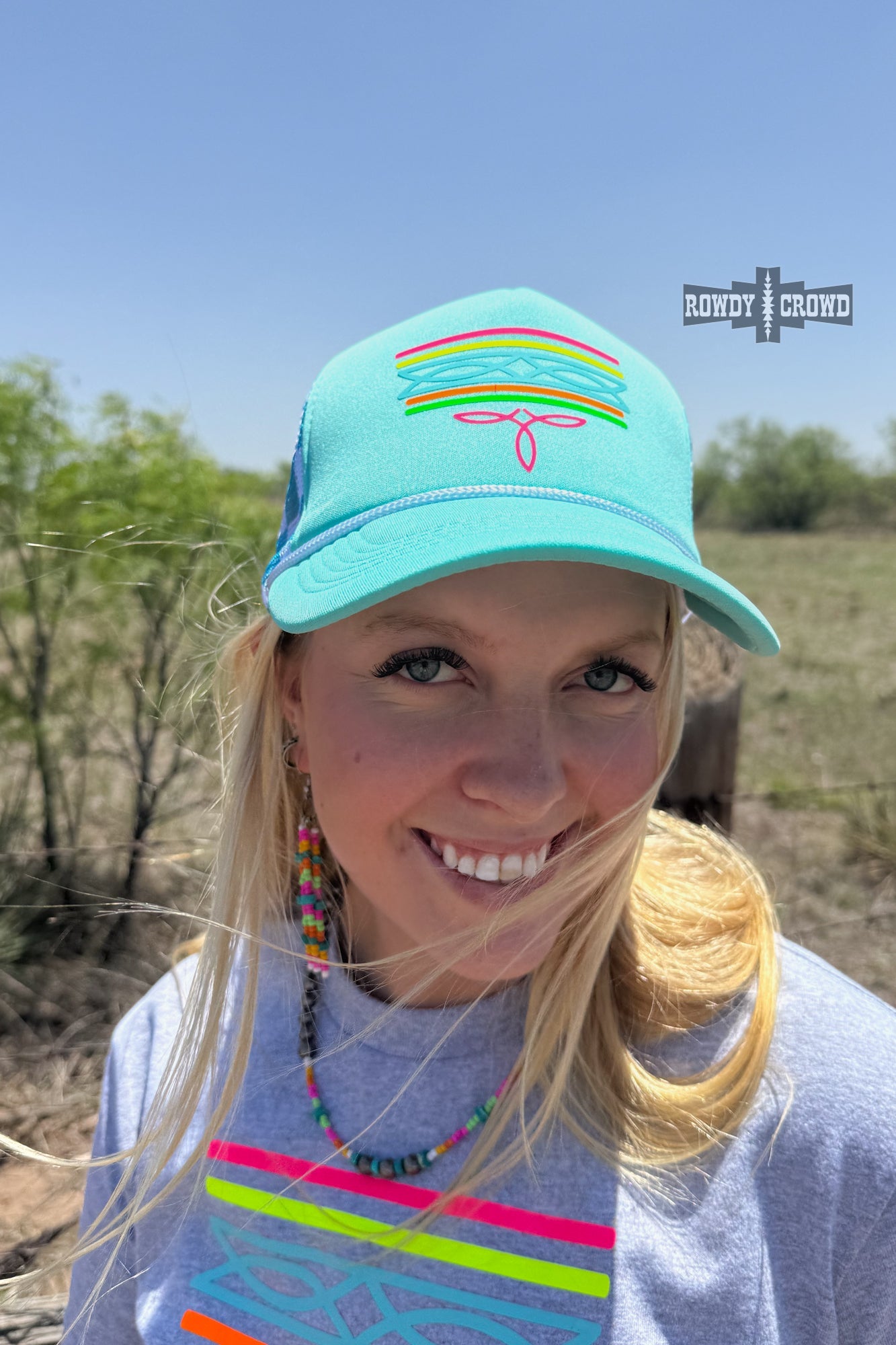 DS Neon Boot Stitch CAP by Rowdy Crowd Clothing - product image 4