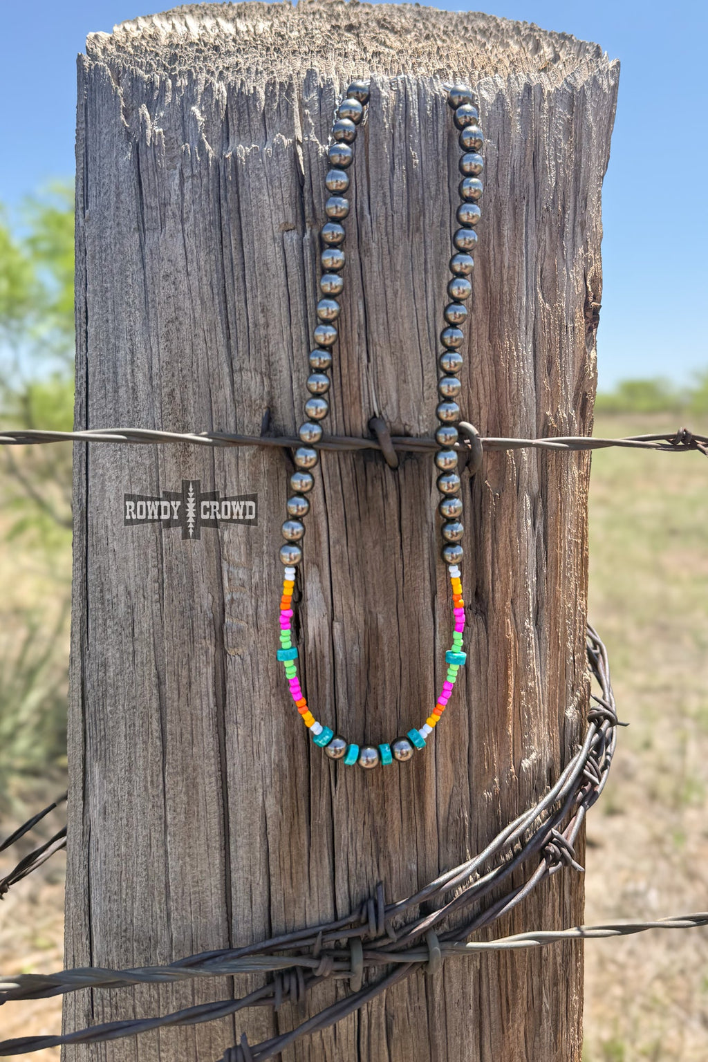DS Serape Sunrise Necklace by Rowdy Crowd Clothing
