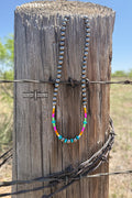 DS Serape Sunrise Necklace by Rowdy Crowd Clothing