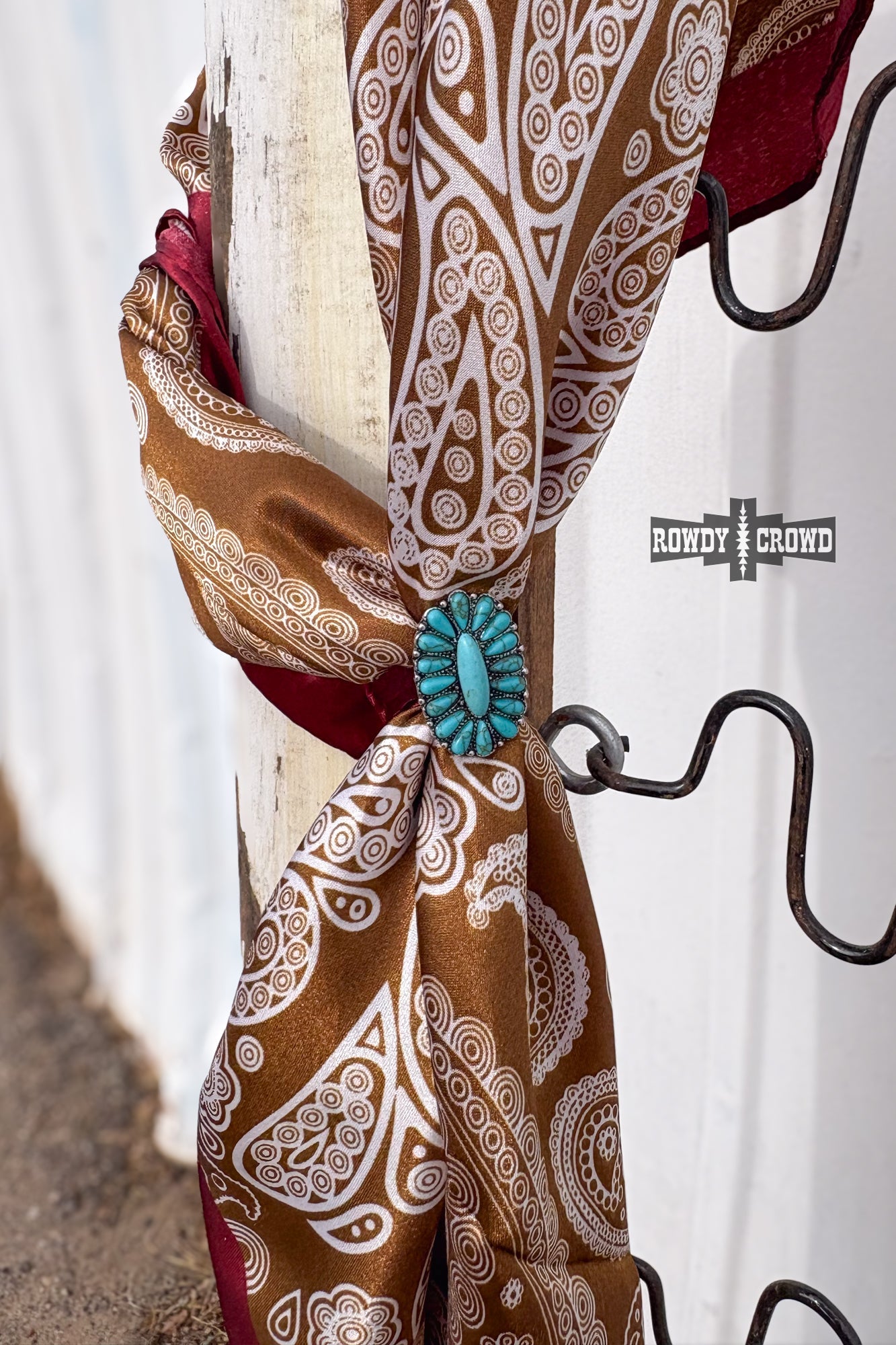 DS Colorado Concho Scarf Slide/ Ring by Rowdy Crowd Clothing - product image 3