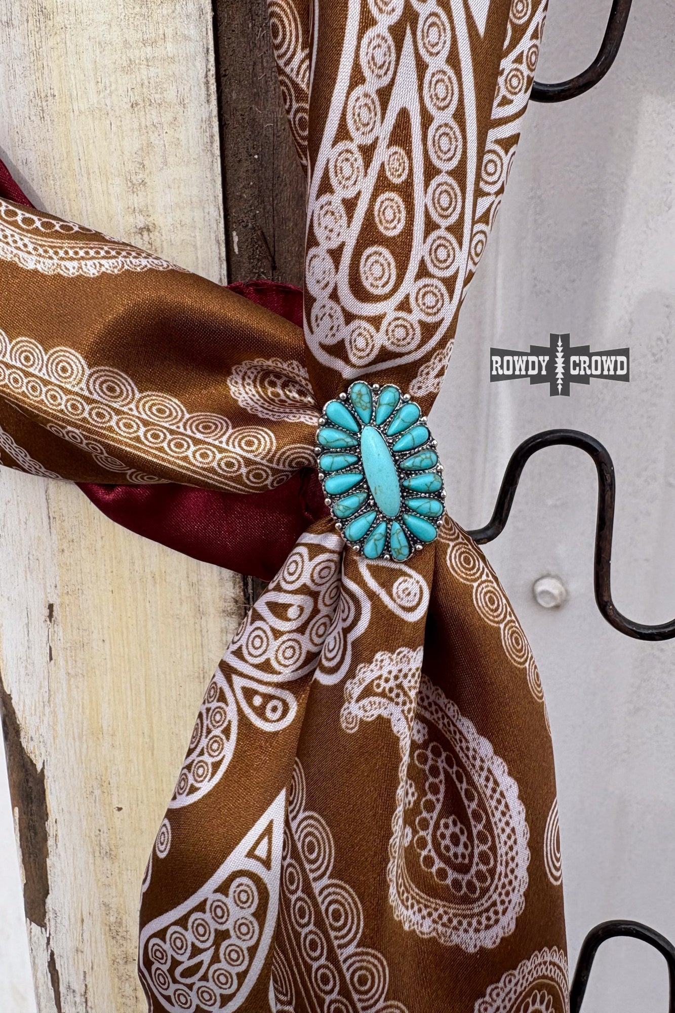 DS Colorado Concho Scarf Slide/ Ring by Rowdy Crowd Clothing