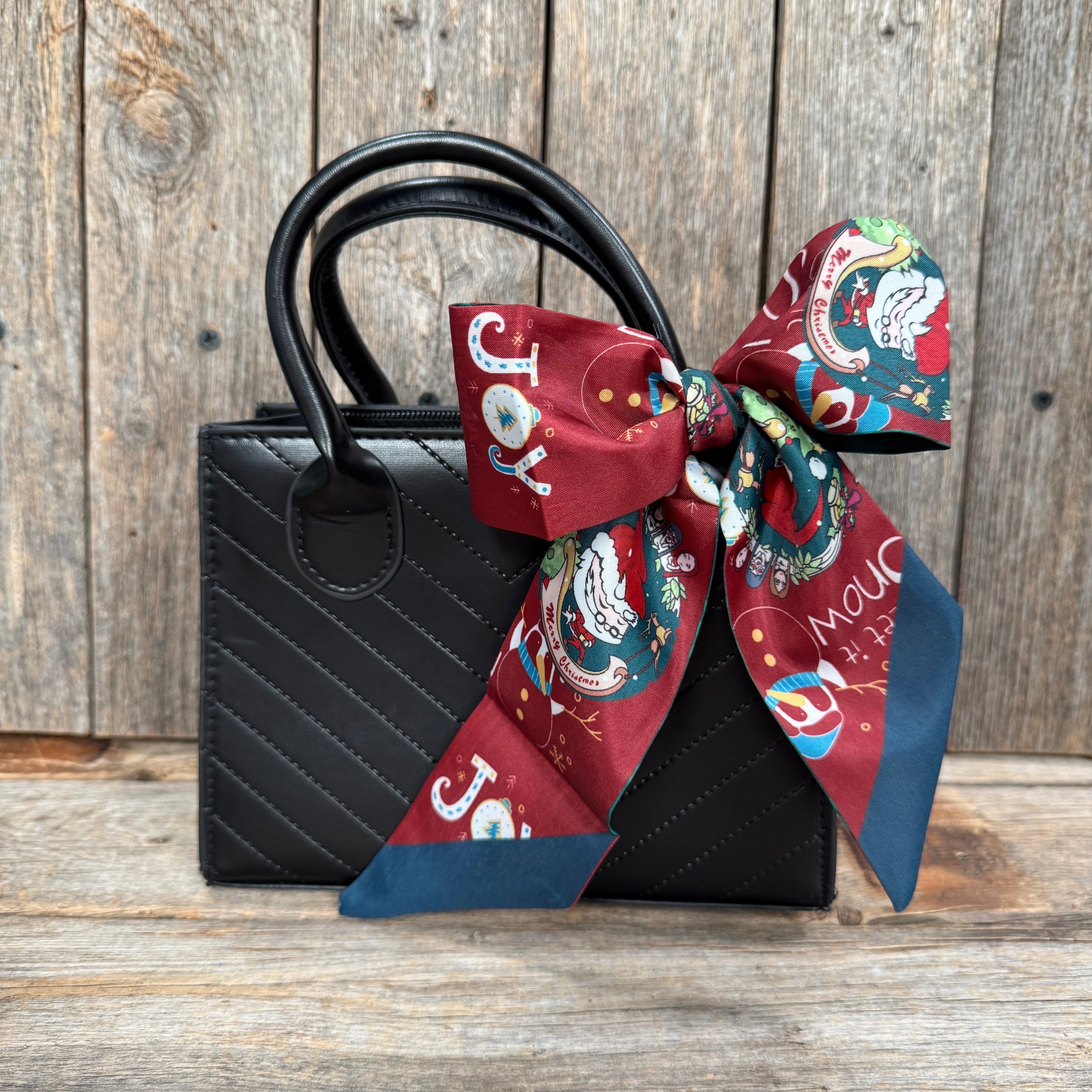 Burgundy Holiday Western Skinny Mini Wild Rag Scarf / Cowgirl Necktie  #TW149