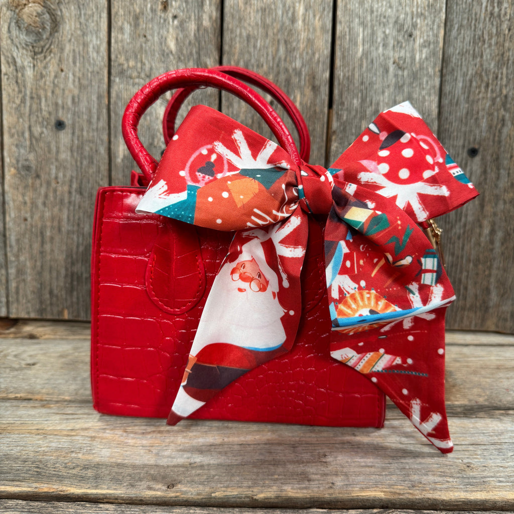 Red Holiday Western Skinny Mini Wild Rag Scarf / Cowgirl Necktie  #TW150