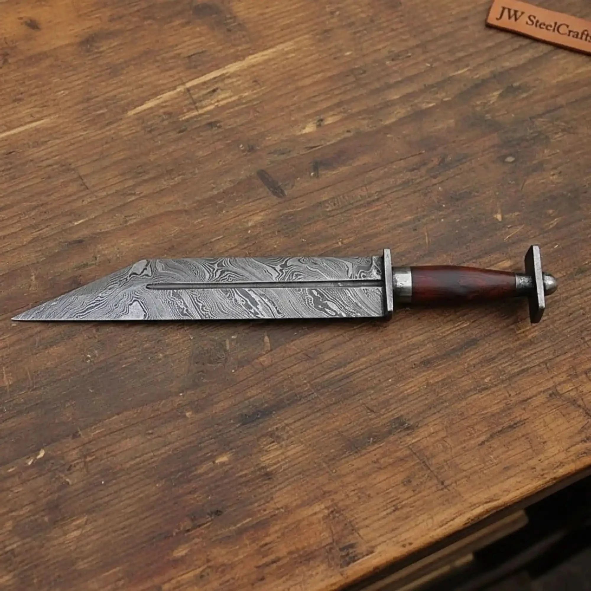 Viking Bearded Axe and Seax Knife Set | Bushcraft Wood Cutting