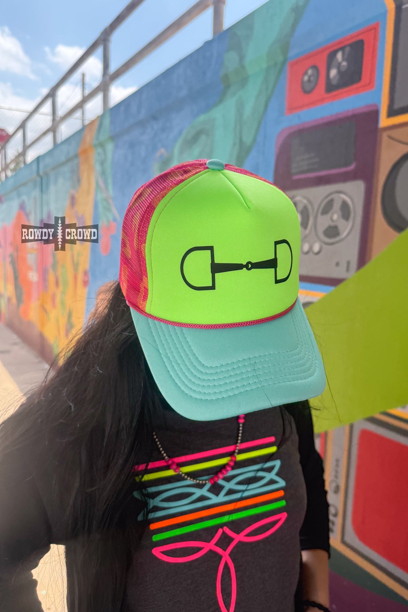 DS Neon Rodeo Cap by Rowdy Crowd Clothing