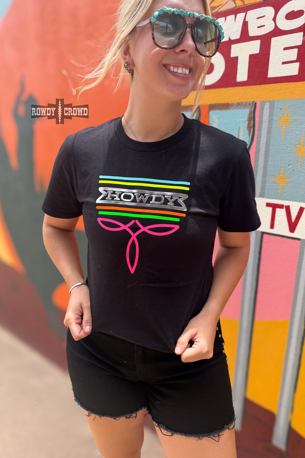 DS Howdy Boot Stitch Tee by Rowdy Crowd Clothing - product image 3