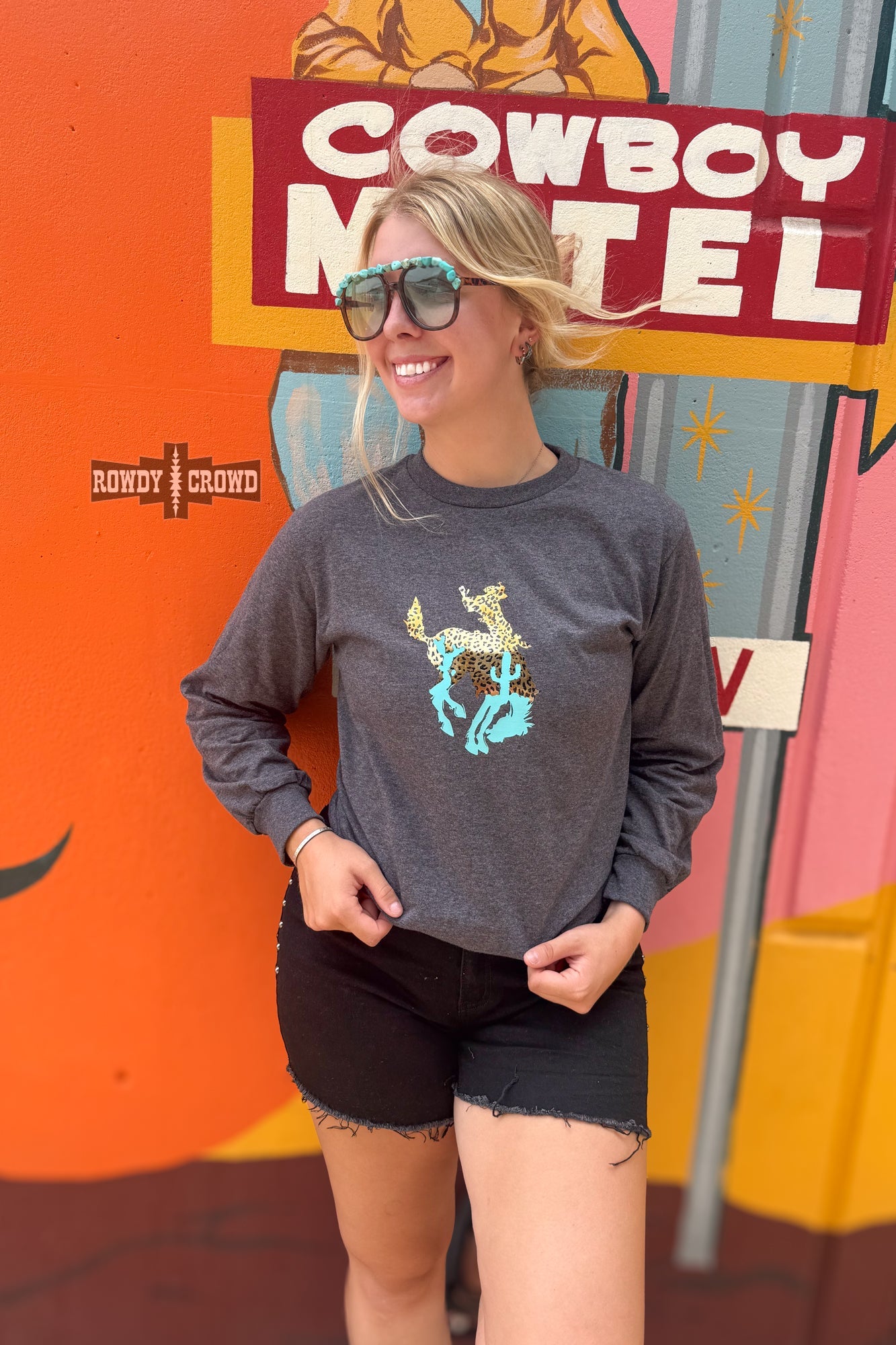DS Rodeo Nights Long Sleeve Tee by Rowdy Crowd Clothing - product image 2