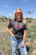 DS PINK Lucky Rodeo Tee by Rowdy Crowd Clothing